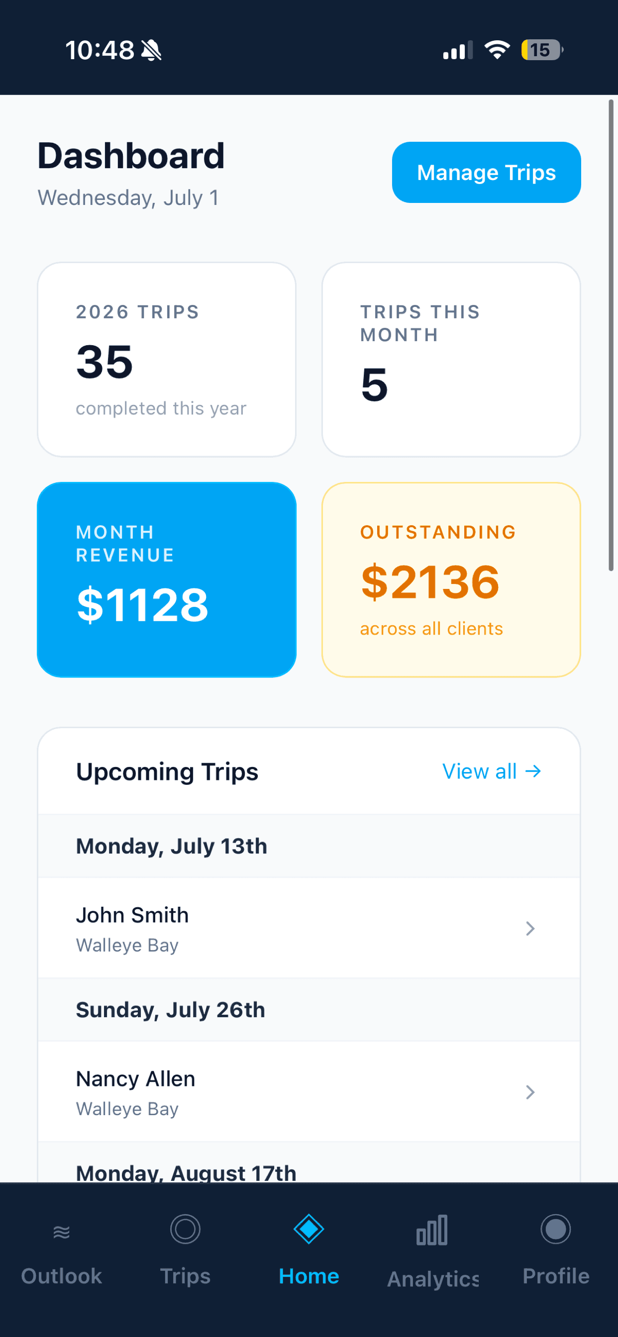 Calendar View